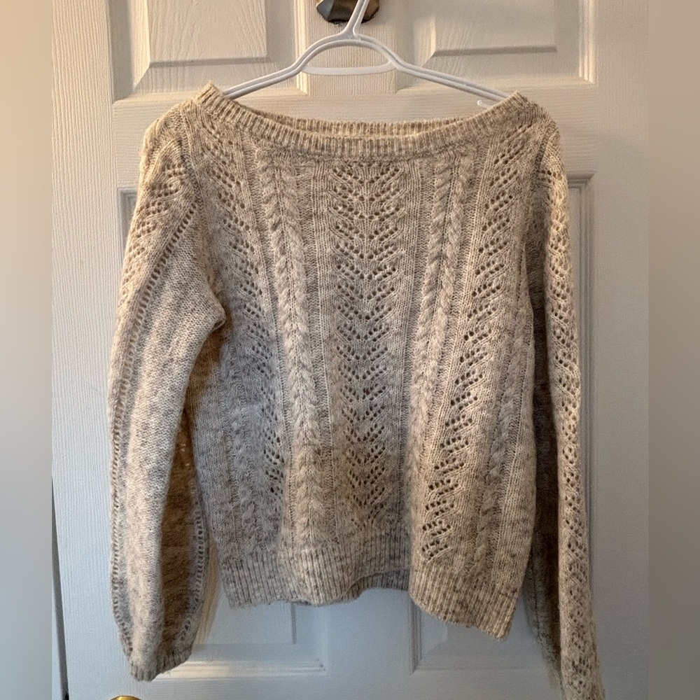 3/$25 Dynamite Beige Knit Sweater